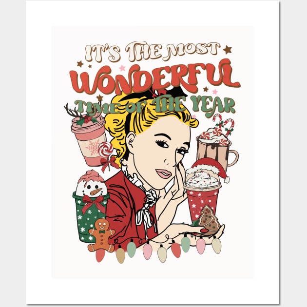 It's the Most Wonderful Time of the Year Wall Art by Serendipity Hippie